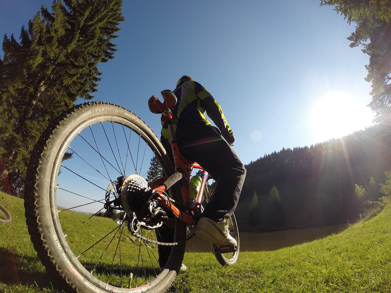 VTT à meribel col de la loze