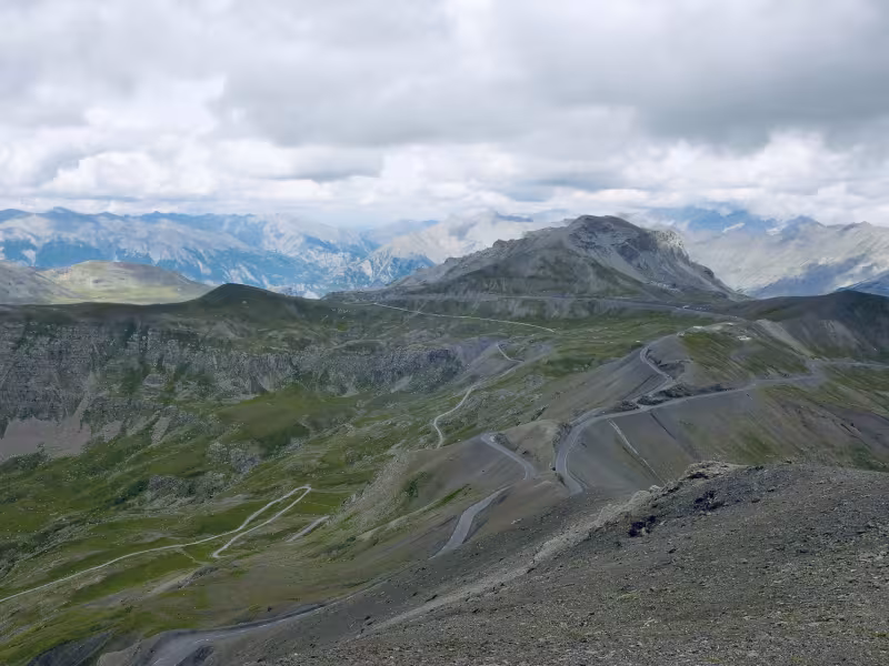 Mineral atmosphere at Cime de la Bonette