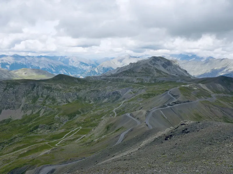 Mineral atmosphere at Cime de la Bonette