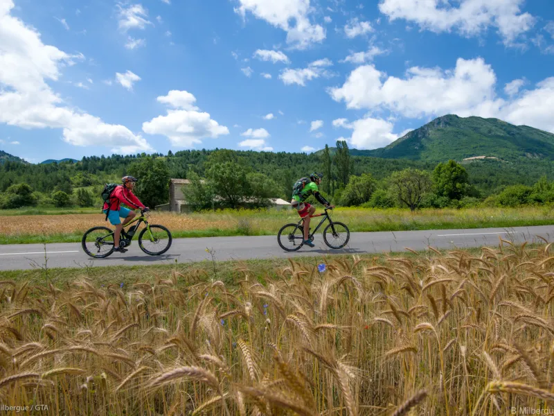 A colorful atmosphere on the Routes des Baronnies