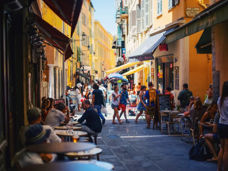 Mediterranean ambience in Nice