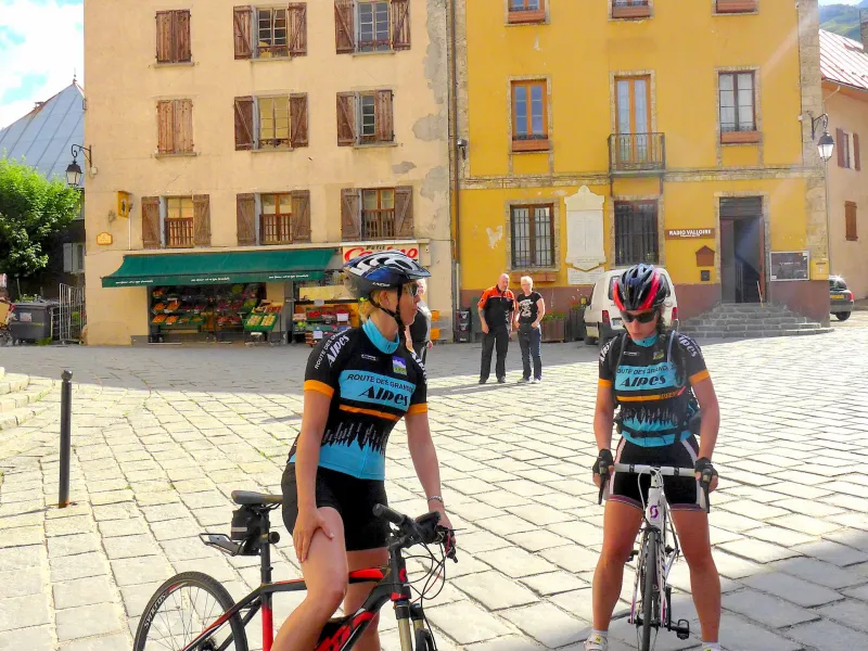Arrival in Valloire