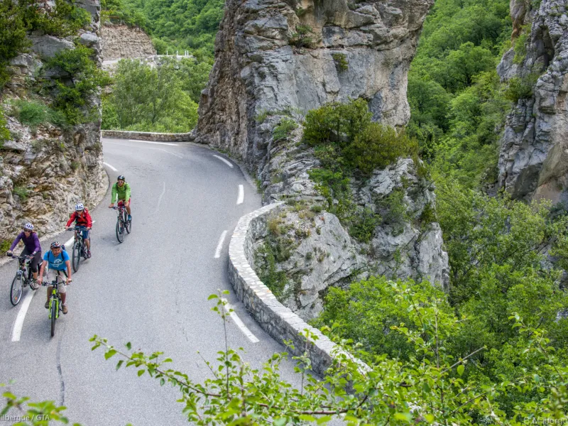 Cycling through the Gorges de la Méouge