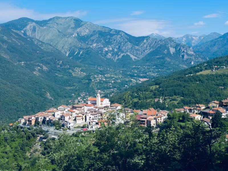 La Bollène-Vésubie in the Alpes Maritimes