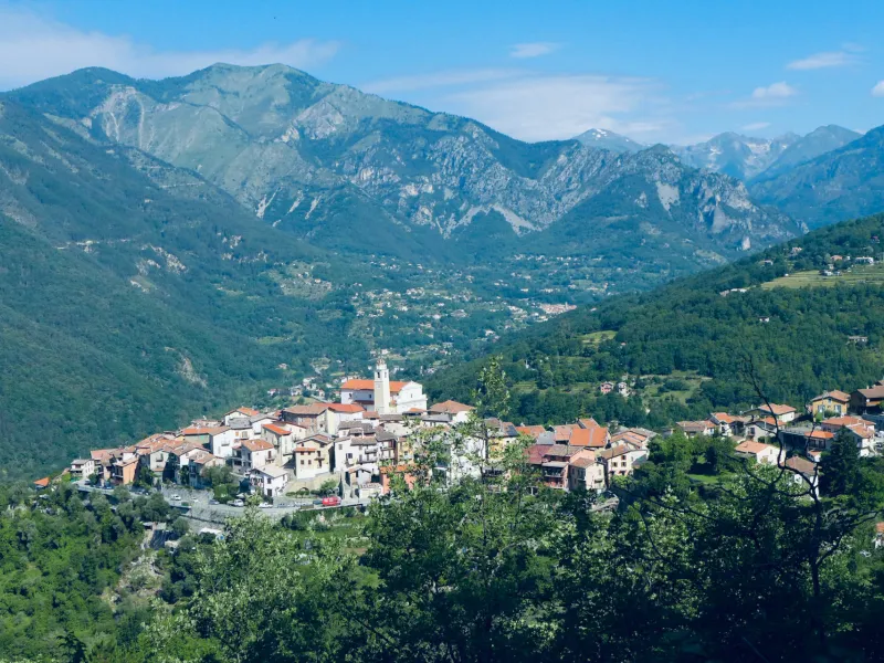 La Bollène-Vésubie in the Alpes Maritimes