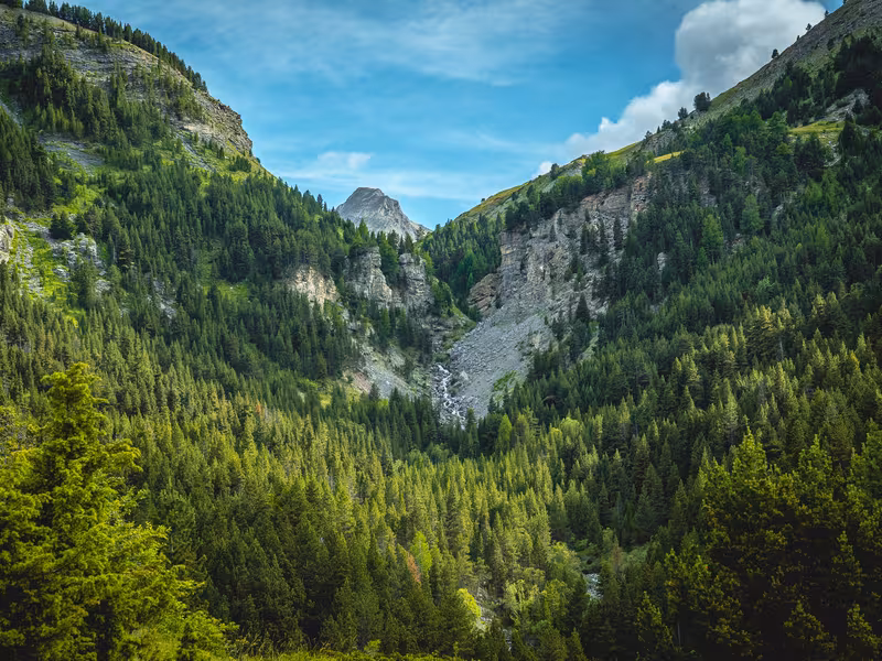 Pissoun de Terres Pleines waterfall