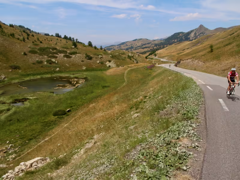 Lake in the Col de Vars