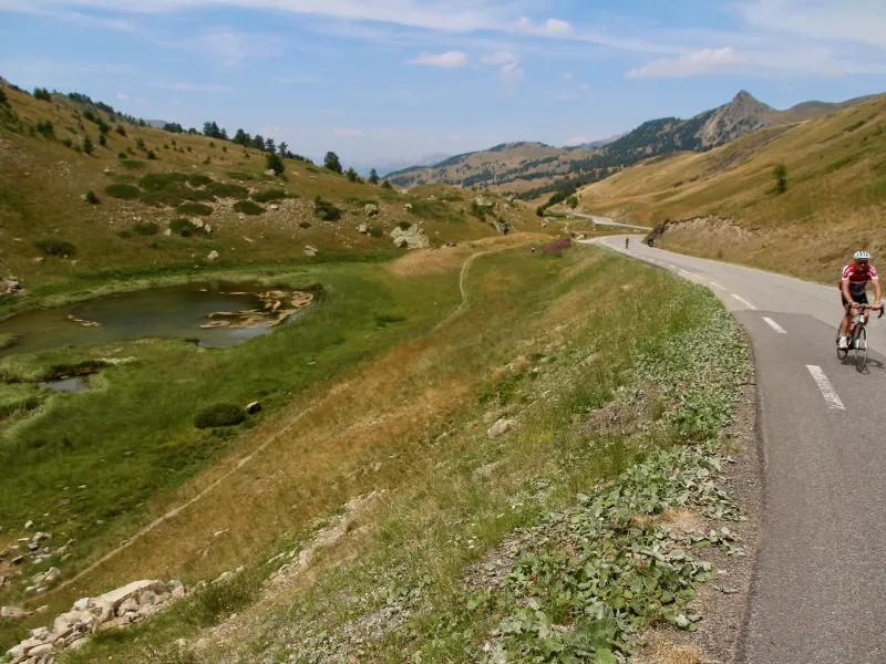 Lake in the Col de Vars