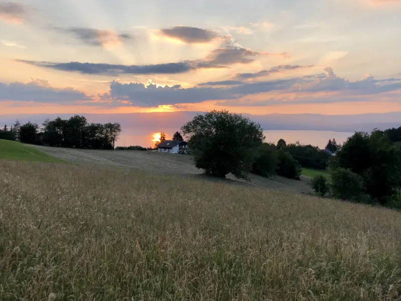 Sunset on Lake Geneva