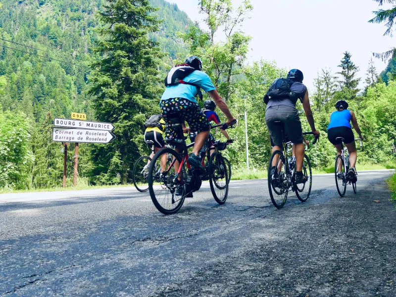 Departure from Beaufort sur coron towards Cormet de Roselend