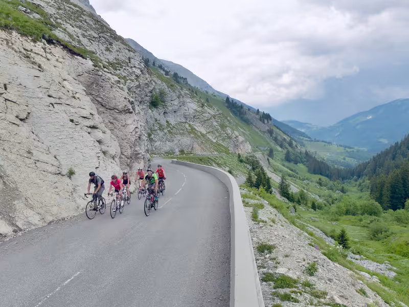 Final steep ramp on the north side of Colombière