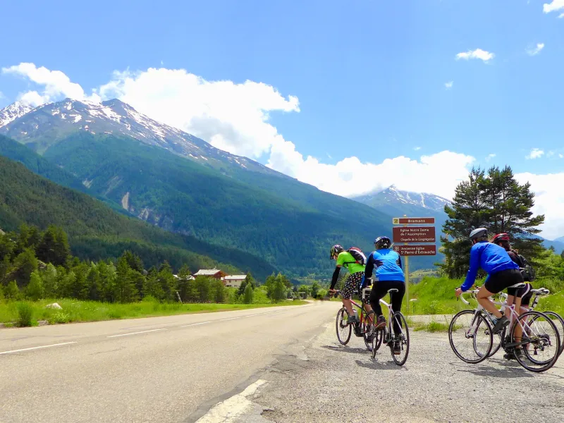 Descending the Maurienne Valley, the world's largest cycling area