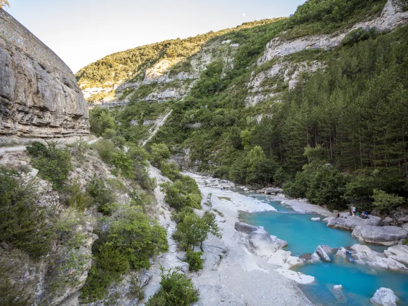 Turquoise waters of the Méouge