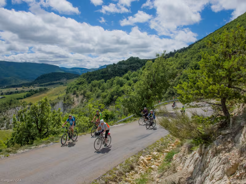 Climbing Col Saint Jean