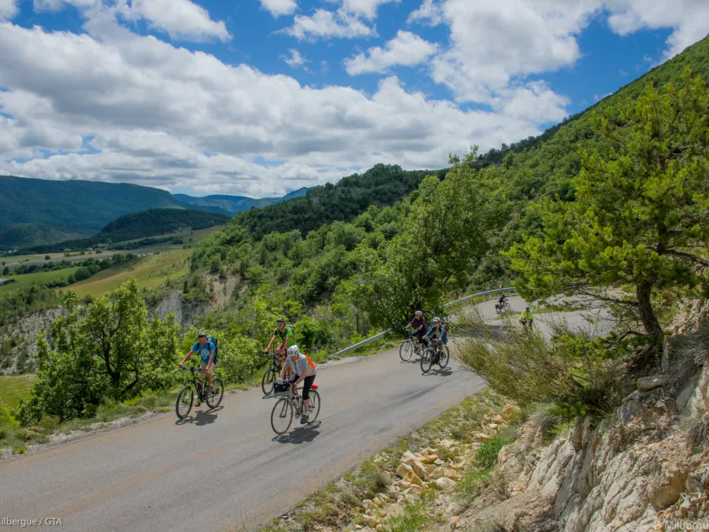Climbing Col Saint Jean