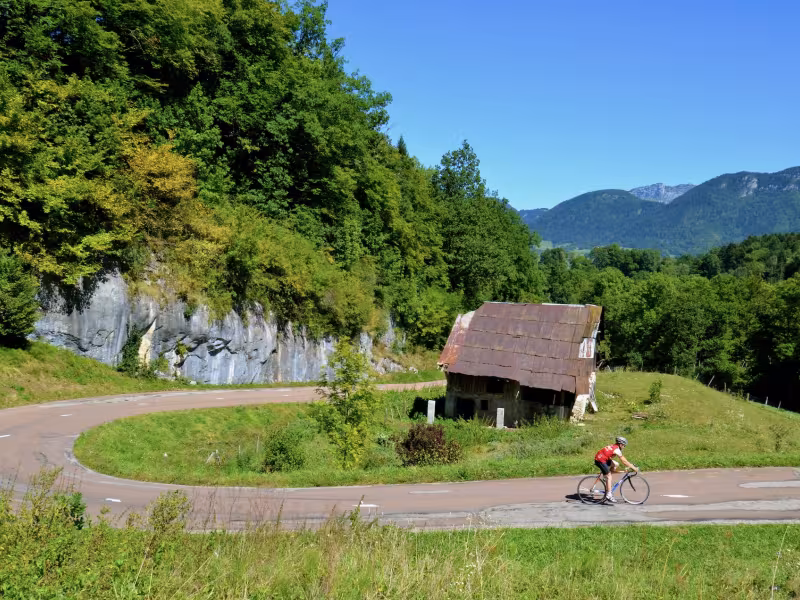 The ascent to the Col du Frêne
