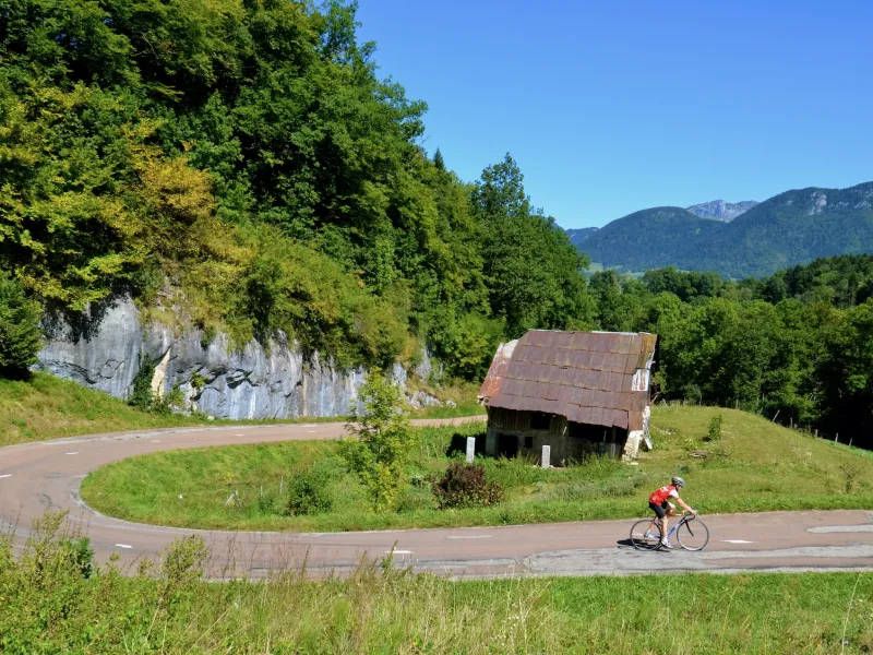 The ascent to the Col du Frêne