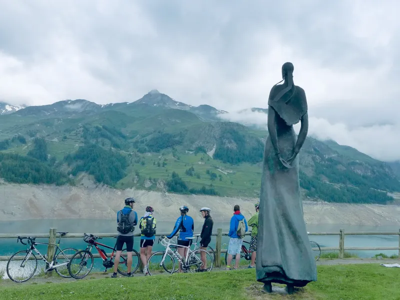 The Lady of the Lake watches over the sunken village of Tignes