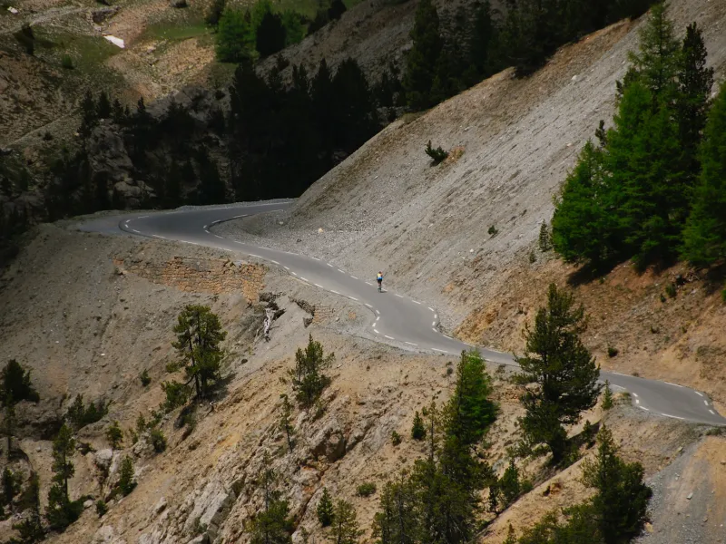 The famous Casse Deserte on the south side of the Col d'Izoard