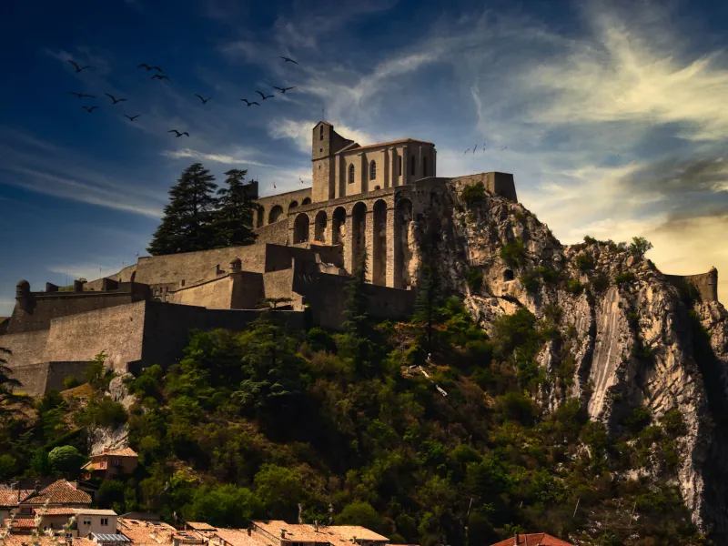 The majestic citadel of Sisteron signals arrival in Alpes de Haute-Provence