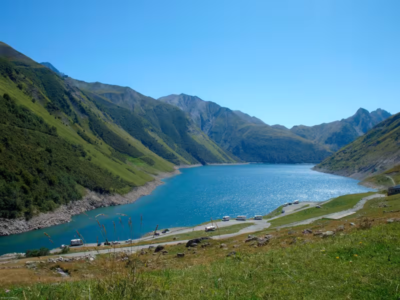 Grand-Maison dam lake