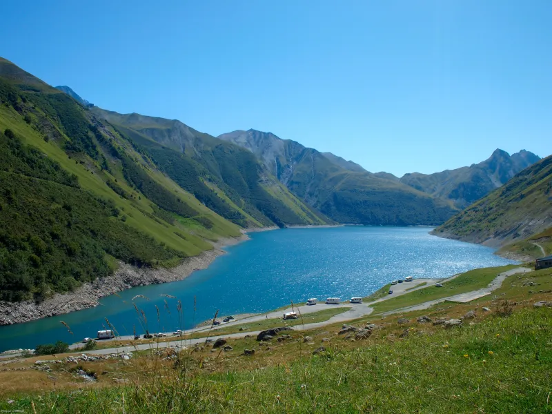 Grand-Maison dam lake
