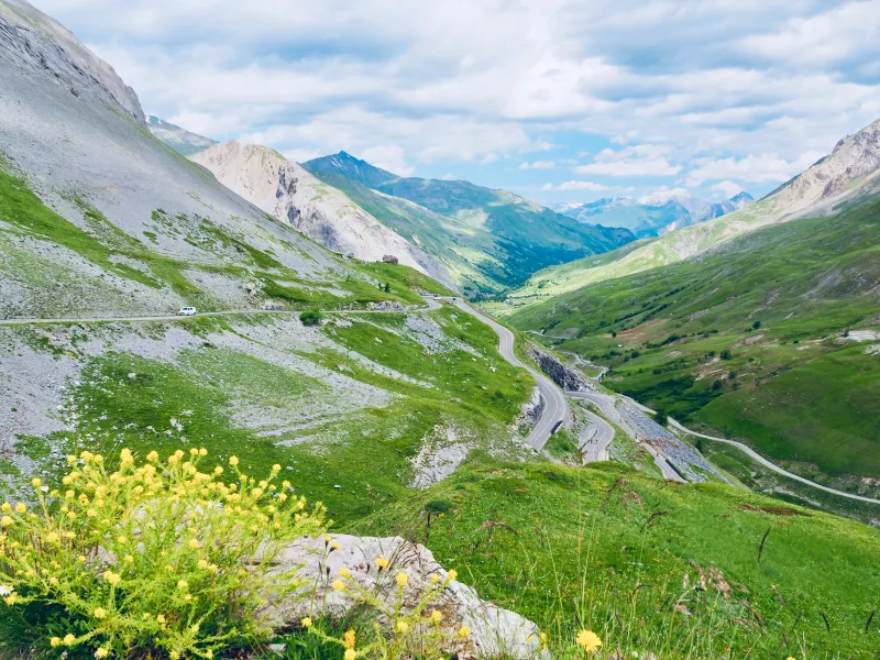 Laces on the north side of the Col du Galibier
