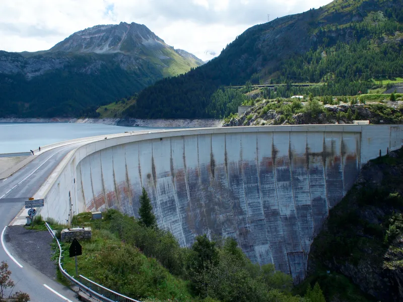 Le Barrage du Chevril in Tignes