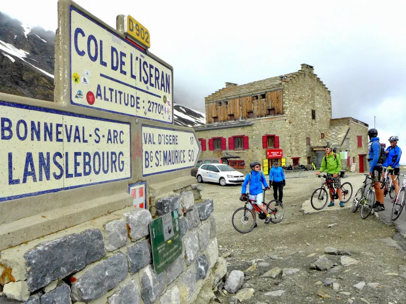 Cycling to the top of the Col de l'Iseran, Europe's highest mountain pass and a cyclist's Holy Grail