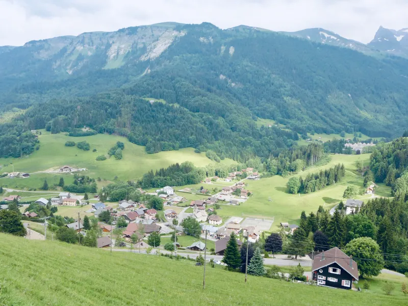 Le Reposoir on the north side of Col de la Colombière