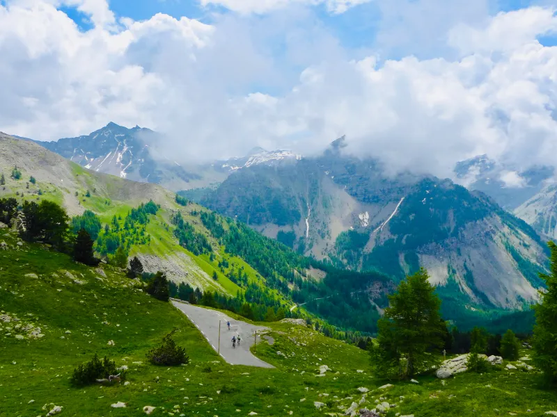 Val d'Entrants on the south side of Col de la Cayolle