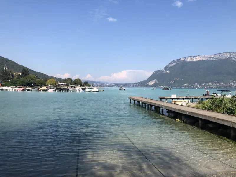 The port of Sevrier on Lake Annecy