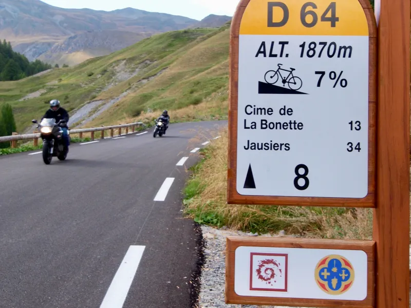 The southern slopes of the Col de la Bonette