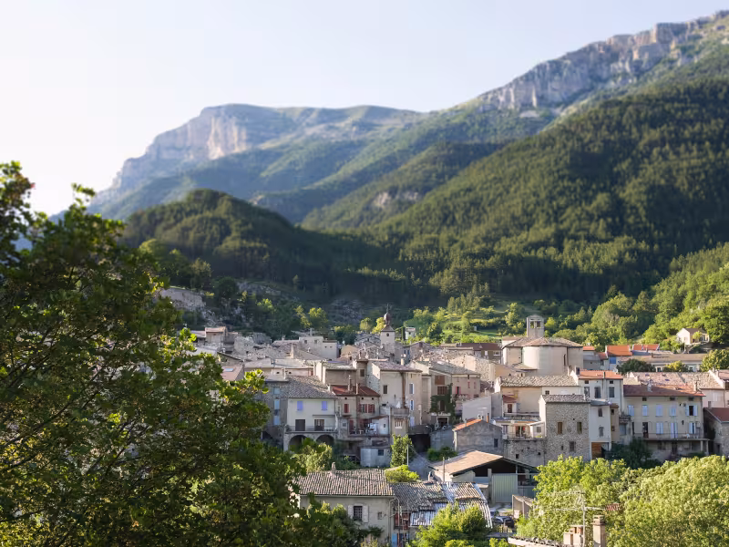 The village of Chatillon-en-Diois