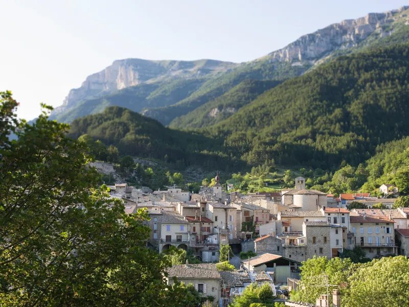 The village of Chatillon-en-Diois
