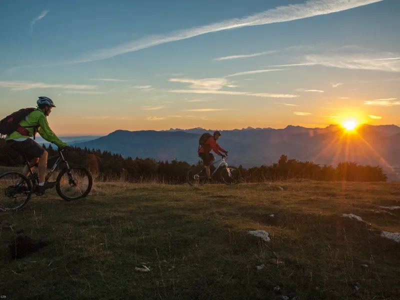 Sunrise at the summit of Mont Salève