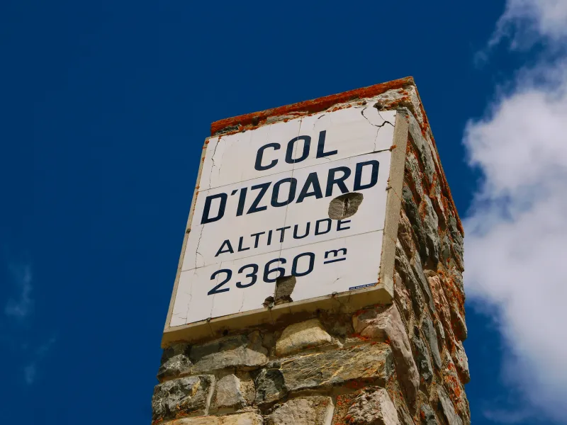 Col d'Izoard summit monument
