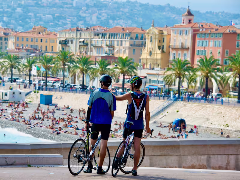 Nice, its beaches, its Promenade des Anglais, the end of the journey
