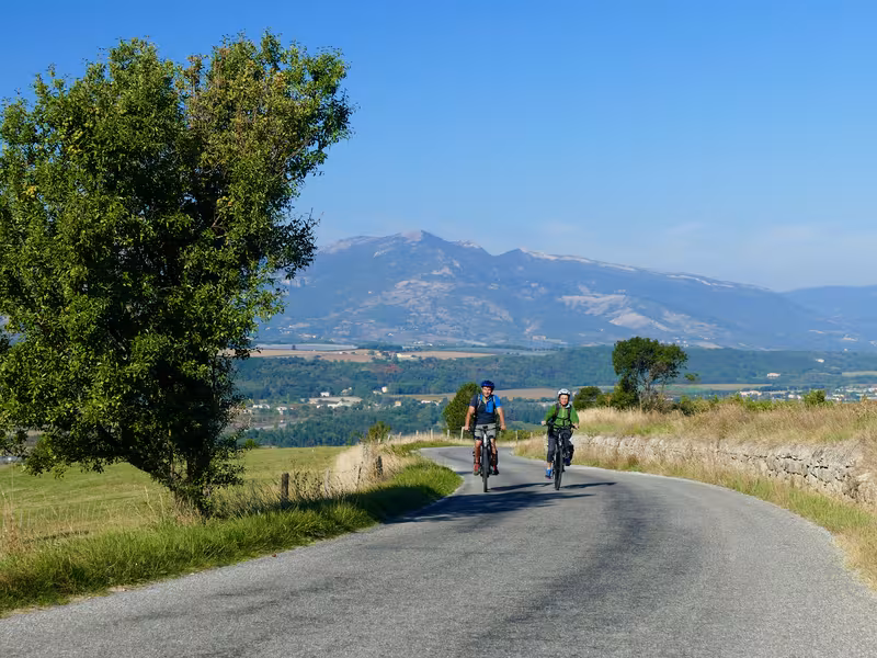 Panorama of the Durance valley