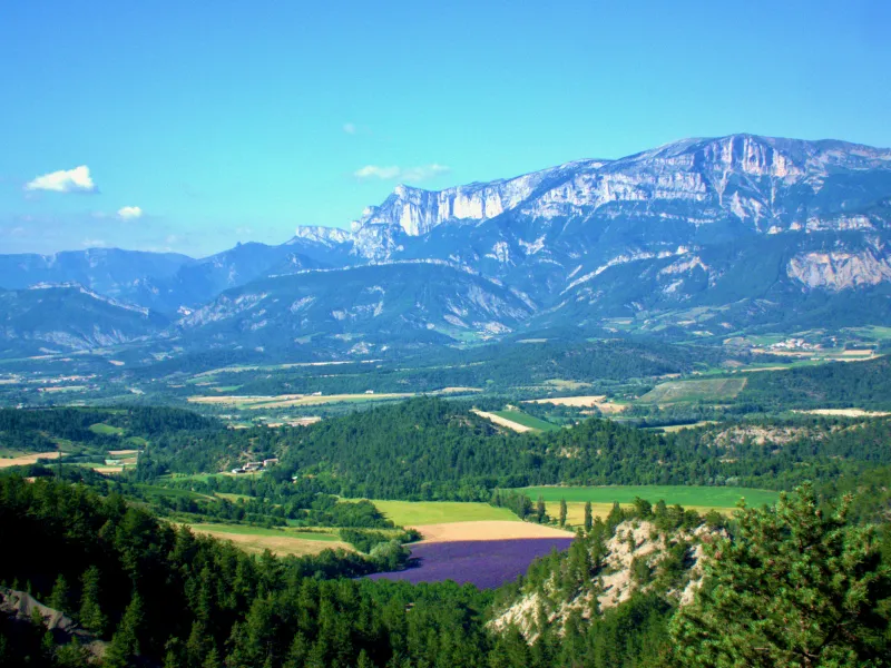 Panorama of Glandasse from Barnave