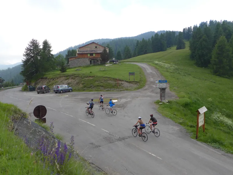 Passing the Col de la Couillole