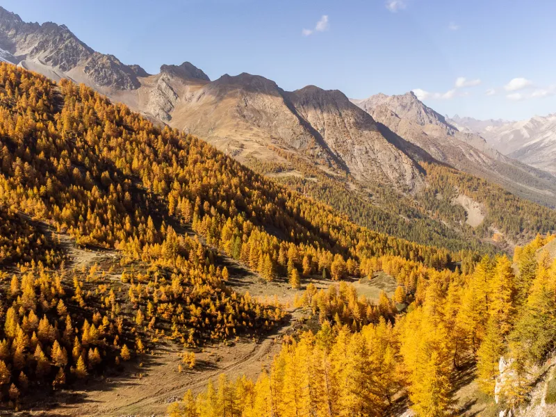Autumn landscapes at Serre-Chevalier