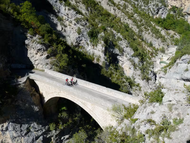 Bridge over the Clue d'Aiglun