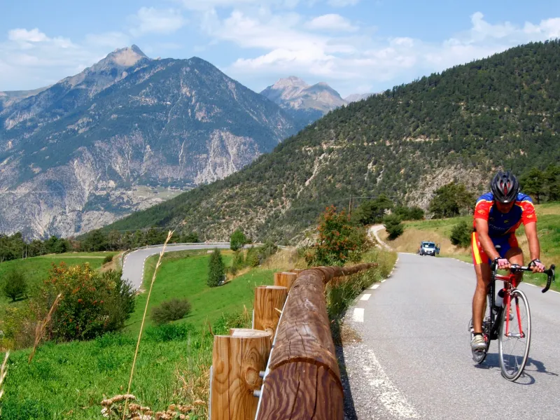 First ramps on the Col de Vars