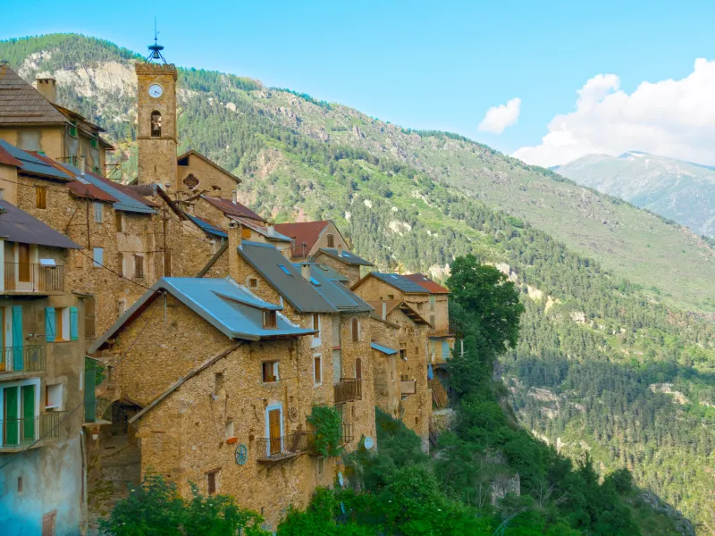 Roubion, perched above the Tinée valley