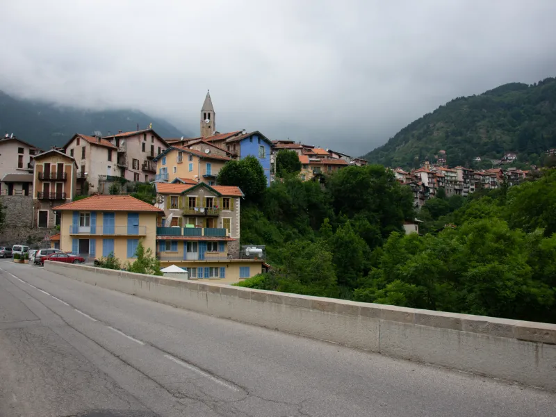 Arrival at Saint-Martin-Vésubie