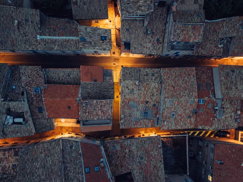 Sisteron from the sky