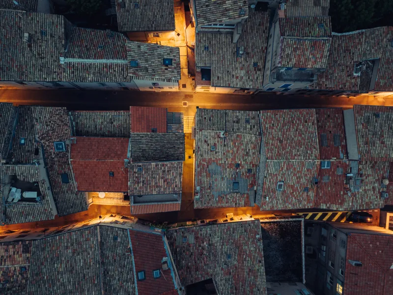 Sisteron from the sky