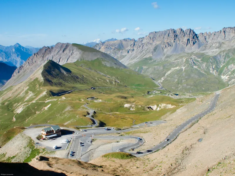 Galibier summit, north side