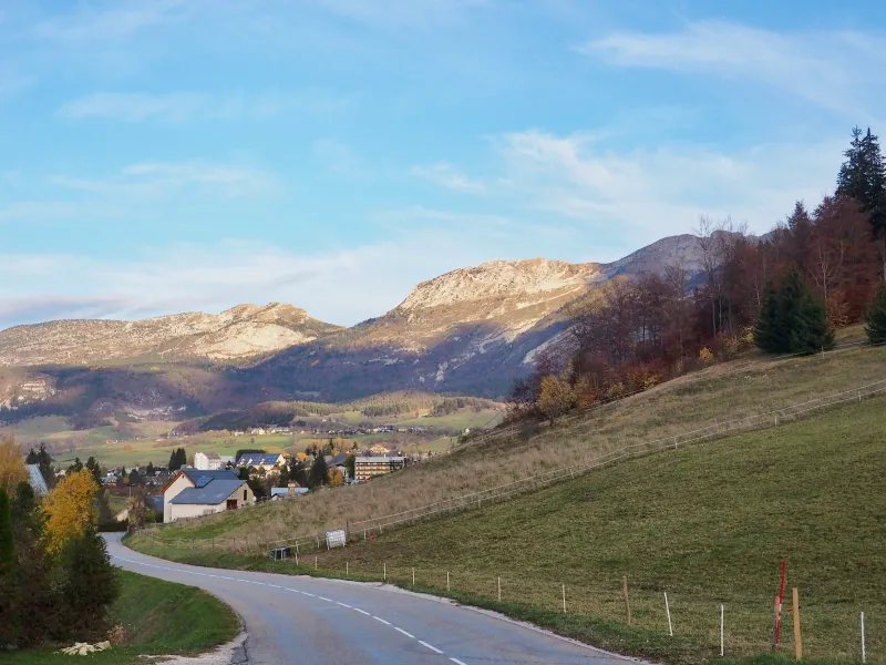 On the road from Bois Barbu to Villard de Lans